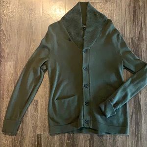 Men’s J. Crew Mercantile Olive Green Cardigan